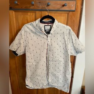 Cactus man button up dress shirt. Large